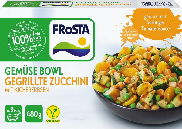 Gemüse Bowl Gegrillte Zucchini 480g Packshot